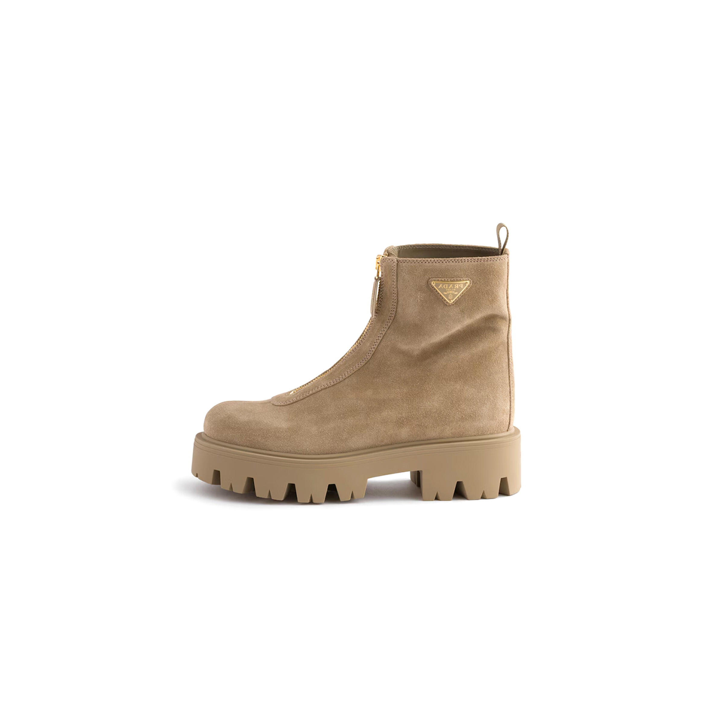 Pra*a suede booties with zip 1t328o